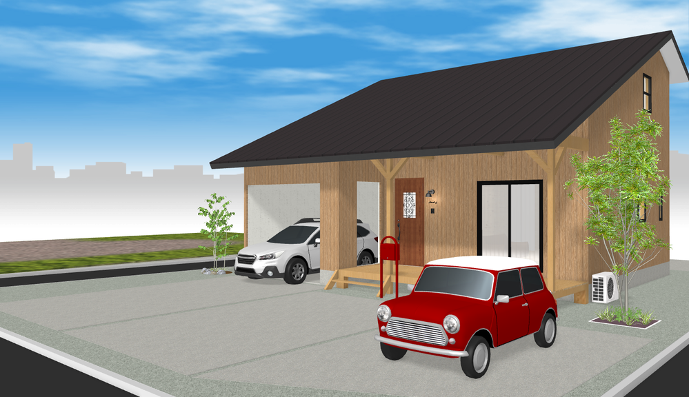 浜町分譲地　西側青空