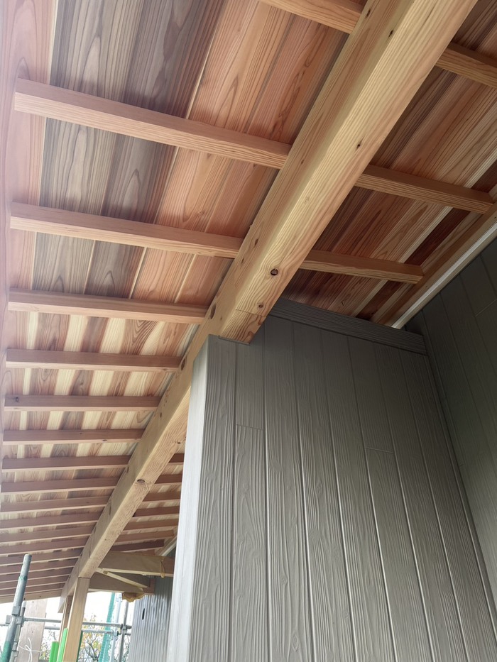 外壁　軒天　写真